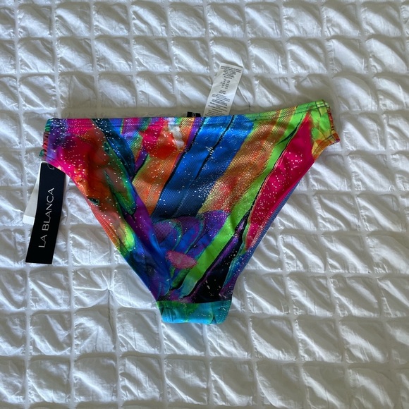 La Blanca Multicolor Bikini Bottom - Picture 6 of 8